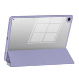 Samsung Galaxy Tab A11+ (Plus) / A9+ (Plus) Tech-Protect SC Pen Hybrid Fodral m. Stylus Hållare- Lila Marble / Genomskinlig