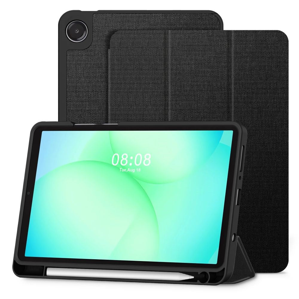 Samsung Galaxy Tab A11 / A9 Tech-Protect SC Pen Canvas Fodral m. Stylus Hållare - Svart
