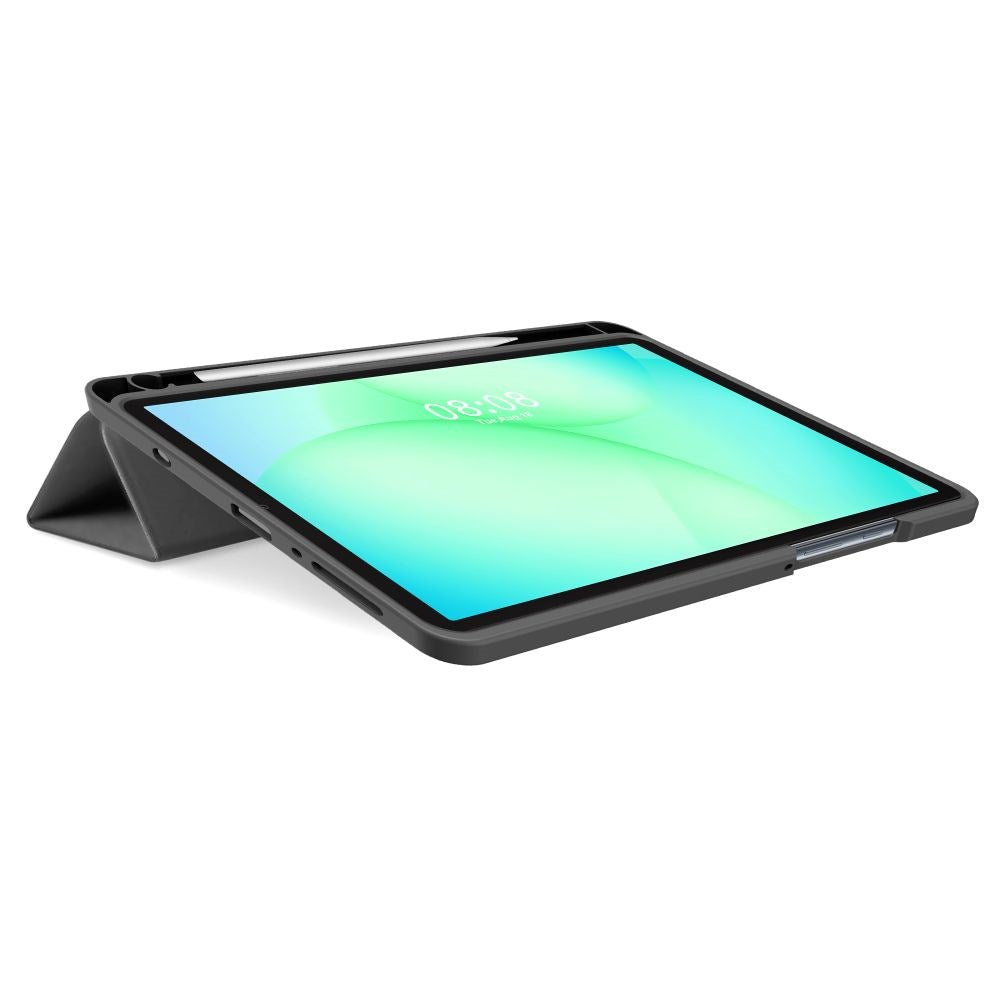 Samsung Galaxy Tab A11 / A9 Tech-Protect SC Pen Canvas Fodral m. Stylus Hållare - Grå