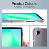 Samsung Galaxy Tab A11+ (Plus) / A9+ (Plus) Tech-Protect FlexAir Plast Skal – Genomskinlig