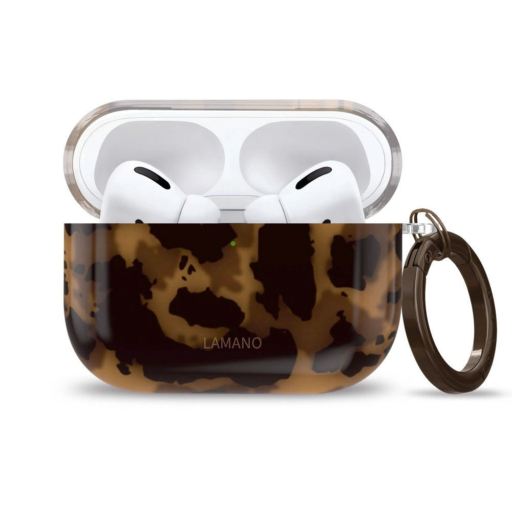 Apple AirPods Pro (3. Gen.) Tech-Protect Lamano Skal med Nyckelring - Panther