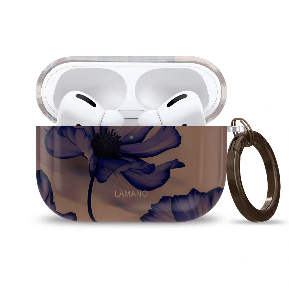 Apple AirPods Pro (3. Gen.) Tech-Protect Lamano Skal med Nyckelring - Velvet Night
