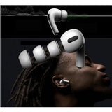 Apple AirPods Pro (3. Gen.) Tech-Protect Silikon Öronproppar - S, M, L - 3 st - Vit