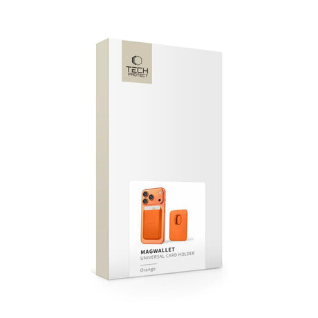 Tech-Protect MagWallet Magnetisk Korthållare - MagSafe Kompatibel - Orange