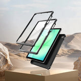 Samsung Galaxy Tab A11+ (Plus) / A9+ (Plus) Tech-Protect Kevlar Pro Skal med Inbyggt Skärmskydd - Svart