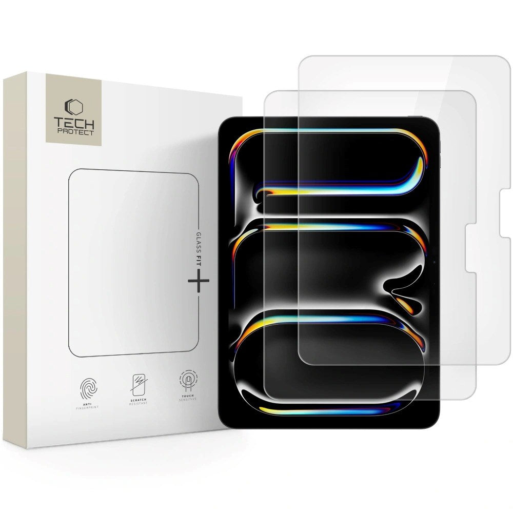 iPad Pro 13" (2025-2024) / Air 13" (2026-2024) Tech-Protect Härdat Skärmskyddsglas - 2 st - Genomskinlig