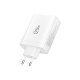 Tech-Protect 120W GaN Väggladdare m. 1 x USB-A & 3 x USB-C – Vit