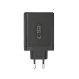 Tech-Protect 120W GaN Väggladdare m. 1 x USB-A & 3 x USB-C – Svart