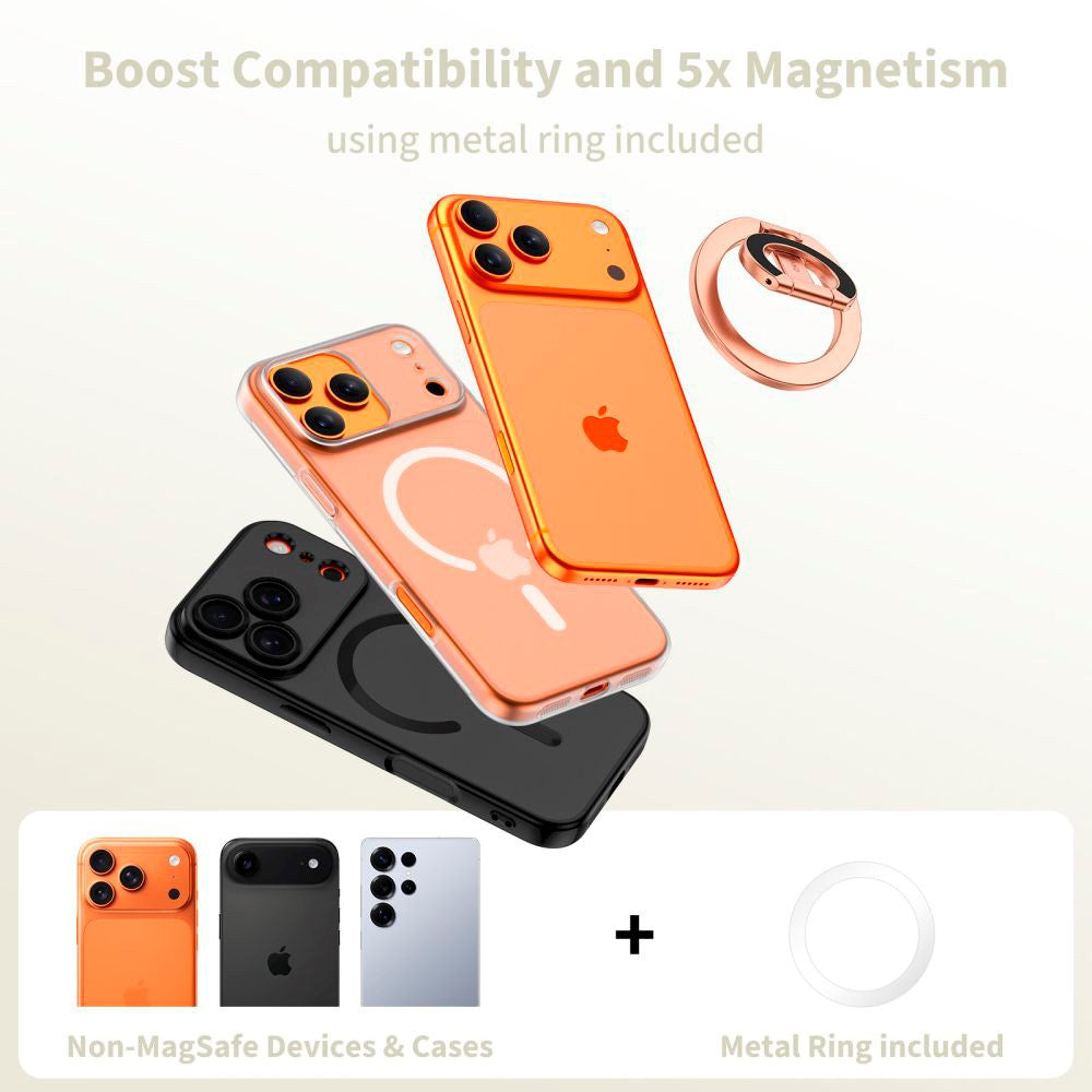 Tech-Protect Lamano Magnetisk Ringhållare för Mobil – MagSafe Kompatibel – Roséguld
