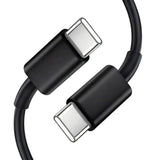 Tech-Protect 45W GaN Väggladdare m. 1 x USB-A / 1 x USB-C / 1 x USB-C till USB-C Kabel – Svart