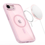 iPhone 17e / 16e Tech-Protect MagMat Skal - MagSafe Kompatibel - Genomskinlig / Rosa