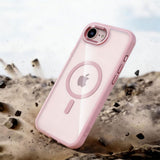 iPhone 17e / 16e Tech-Protect MagMat Skal - MagSafe Kompatibel - Genomskinlig / Rosa