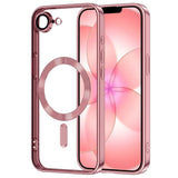 iPhone 17e / 16e Tech-Protect MagFlex Skal - MagSafe Kompatibel - Genomskinlig / Rose Gold