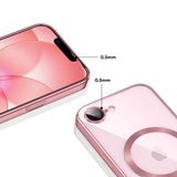 iPhone 17e / 16e Tech-Protect MagFlex Skal - MagSafe Kompatibel - Genomskinlig / Rose Gold