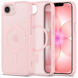 iPhone 17e / 16e Tech-Protect BasicMag Hybrid Skal - MagSafe Kompatibel - Matt Rosa