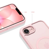 iPhone 17e / 16e Tech-Protect BasicMag Hybrid Skal - MagSafe Kompatibel - Matt Rosa