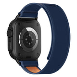 Apple Watch (44/SE/45/46/49Mm) Tech-Protect Nylon Elite Armband - Blå / Orange