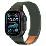Apple Watch (44/SE/45/46/49Mm) Tech-Protect Nylon Elite Armband - Grön / Orange