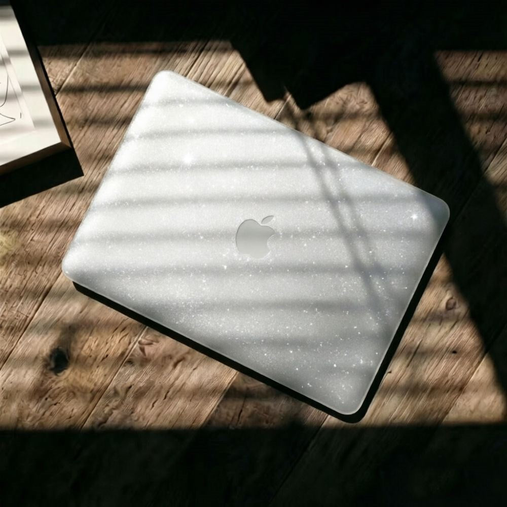 MacBook Neo 13 A18 Pro (2026) Tech-Protect Smartshell Skal - Glitter Clear