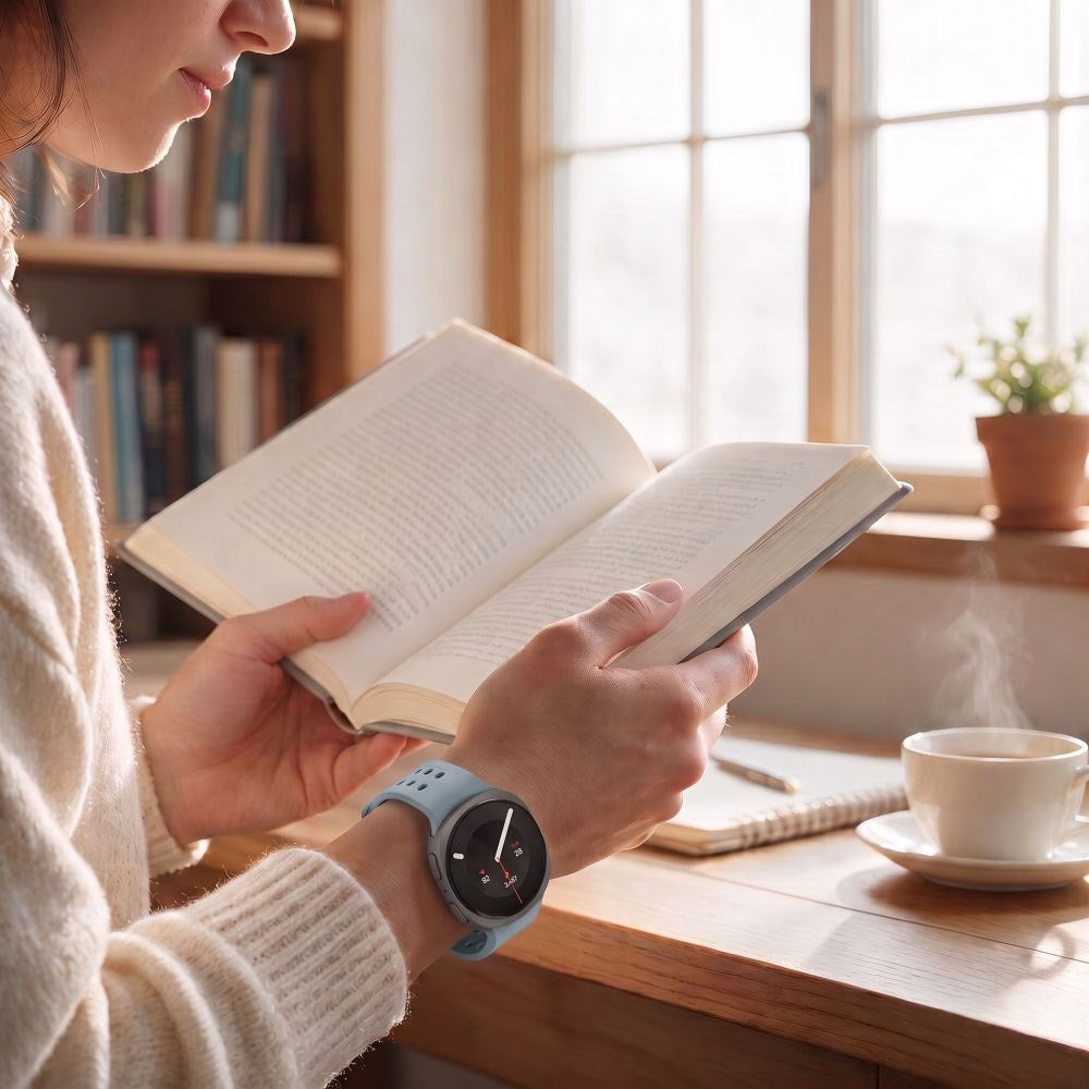Samsung Galaxy Watch 8 / 9 / Classic (40 / 44 / 46mm) Tech-Protect Silicone Air Klockarmband - Grå