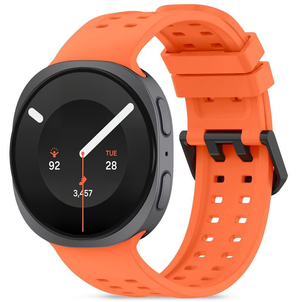Samsung Galaxy Watch 8 / 9 / Classic (40 / 44 / 46mm) Tech-Protect Silicone Air Klockarmband - Orange