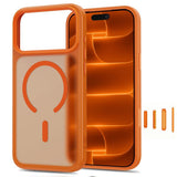 iPhone 18 Pro / 17 Pro Tech-Protect MagMat Skal - MagSafe Kompatibel - Matt Orange