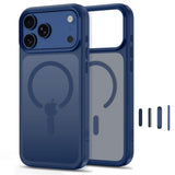 iPhone 18 Pro Max / 17 Pro Max Tech-Protect MagMat Skal - MagSafe Kompatibel - Matt Mörkblå