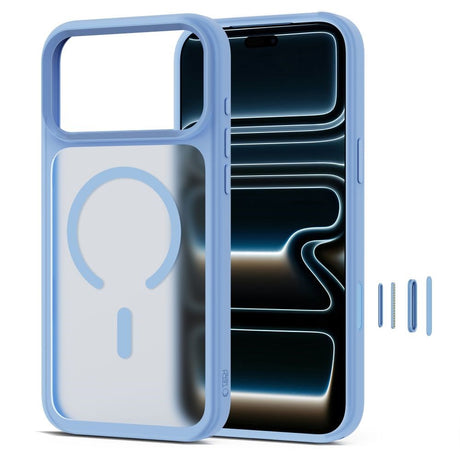 iPhone 18 Pro / 17 Pro Tech-Protect MagMat Skal - MagSafe Kompatibel - Matt Ljusblå