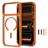 iPhone 18 Pro Max / 17 Pro Max Tech-Protect MagMat Skal - MagSafe Kompatibel - Genomskinlig / Orange