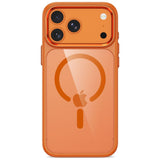 iPhone 18 Pro Max / 17 Pro Max Tech-Protect MagMat Skal - MagSafe Kompatibel - Genomskinlig / Orange