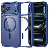 iPhone 18 Pro / 17 Pro Tech-Protect MagMat Skal - MagSafe Kompatibel - Genomskinlig / Blå