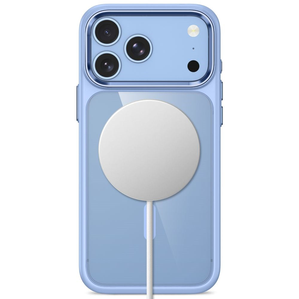 iPhone 18 Pro / 17 Pro Tech-Protect MagMat Skal - MagSafe Kompatibel - Genomskinlig / Ljusblå