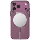 iPhone 18 Pro / 17 Pro Tech-Protect MagMat Skal - MagSafe Kompatibel - Genomskinlig / Röd
