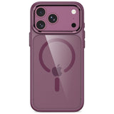 iPhone 18 Pro Max / 17 Pro Max Tech-Protect MagMat Skal - MagSafe Kompatibel - Genomskinlig / Röd