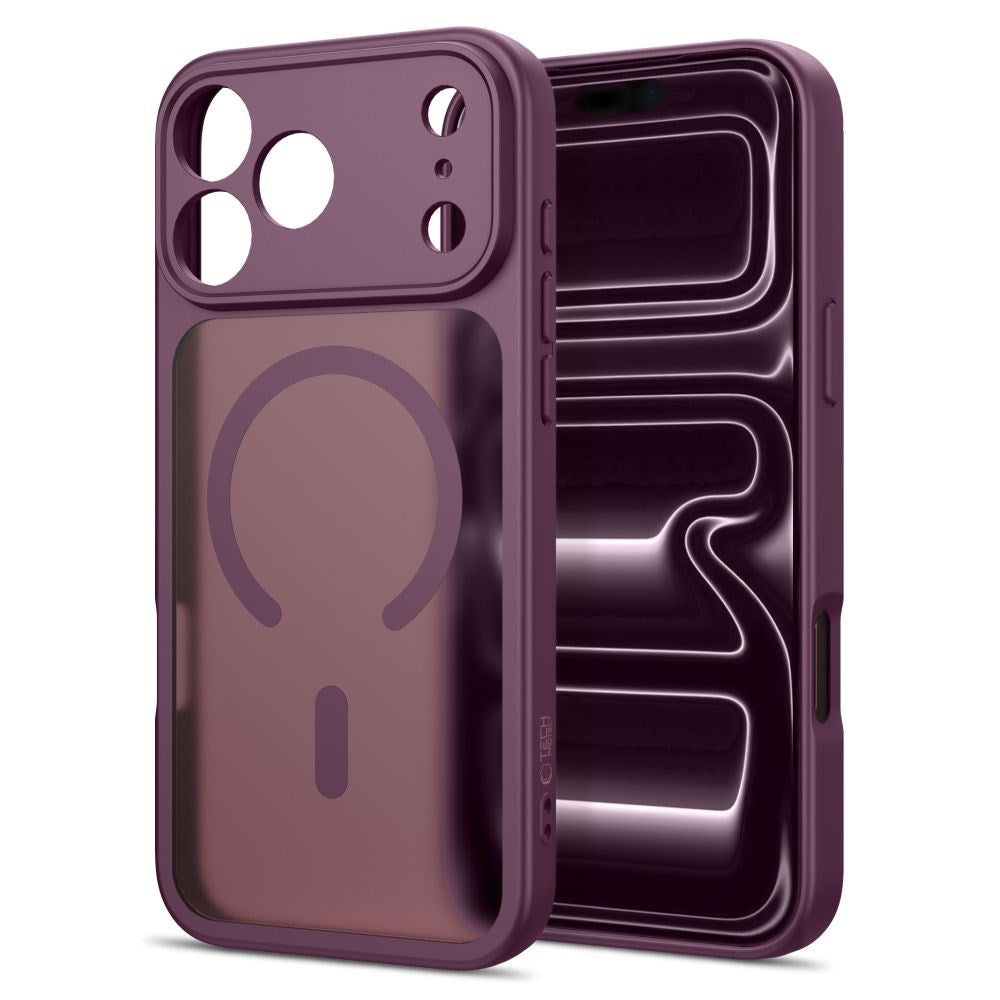 iPhone 17 Pro / 18 Pro Tech-Protect BasicMag Hybrid Skal - MagSafe Kompatibel - Matt Röd