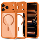 iPhone 18 Pro Max / 17 Pro Max Tech-Protect MagPeak Skal - MagSafe Kompatibel - Orange / Transparent