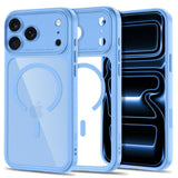 iPhone 18 Pro / 17 Pro Tech-Protect MagPeak Skal - MagSafe Kompatibel - Ljusblå / Transparent