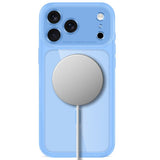 iPhone 18 Pro / 17 Pro Tech-Protect MagPeak Skal - MagSafe Kompatibel - Ljusblå / Transparent