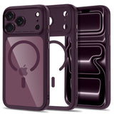 iPhone 18 Pro / 17 Pro Tech-Protect MagPeak Skal - MagSafe Kompatibel - Röd / Transparent