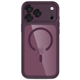 iPhone 18 Pro / 17 Pro Tech-Protect MagPeak Skal - MagSafe Kompatibel - Röd / Transparent