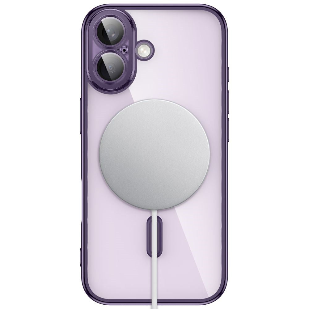 iPhone 17 Tech-Protect MagFlex Skal- MagSafe Kompatibel - Lila / Transparent