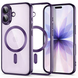 iPhone 17 Tech-Protect MagFlex Skal- MagSafe Kompatibel - Lila / Transparent