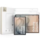 Samsung Galaxy Z Fold8 Tech-Protect Easy Set Foil & Glas Fit+ 4-i-1-skärmskyddsset - Framsida och Baksida - Transparent