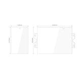 Samsung Galaxy Z Fold8 Tech-Protect Easy Set Foil & Glas Fit+ 4-i-1-skärmskyddsset - Framsida och Baksida - Transparent