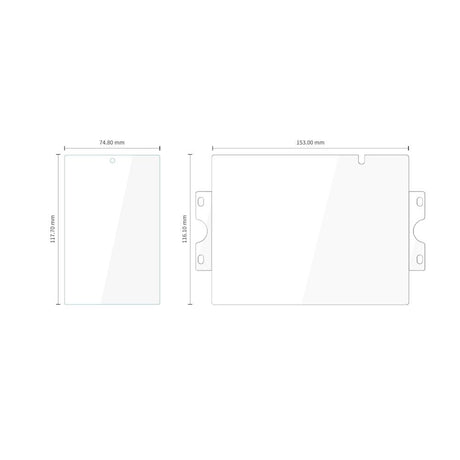 Samsung Galaxy Z Fold8 Tech-Protect Easy Set Foil & Glas Fit+ 4-i-1-skärmskyddsset - Framsida och Baksida - Transparent