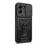 Xiaomi Redmi 17 (5G) / (4G) Tech-Protect Camshield Pro Skal m. Kameraskydd & Stödfunktion - Svart