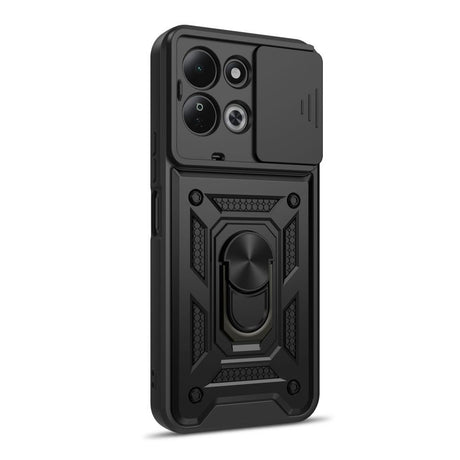 Xiaomi Redmi 17 (5G) / (4G) Tech-Protect Camshield Pro Skal m. Kameraskydd & Stödfunktion - Svart
