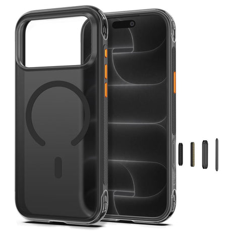 iPhone 18 Pro / 17 Pro Tech-Protect MagAir Skal - MagSafe Kompatibel - Matt Svart