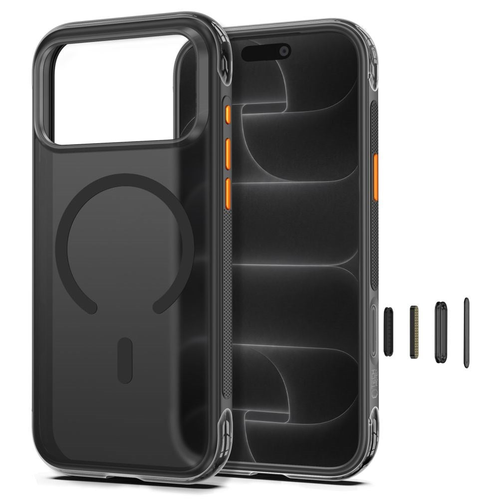 iPhone 18 Pro Max / 17 Pro Max Tech-Protect MagAir Skal - MagSafe Kompatibel - Matt Svart
