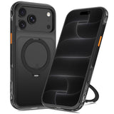 iPhone 18 Pro / 17 Pro Tech-Protect MagAir Stand Skal med Kickstand - MagSafe Kompatibel - Matt Svart